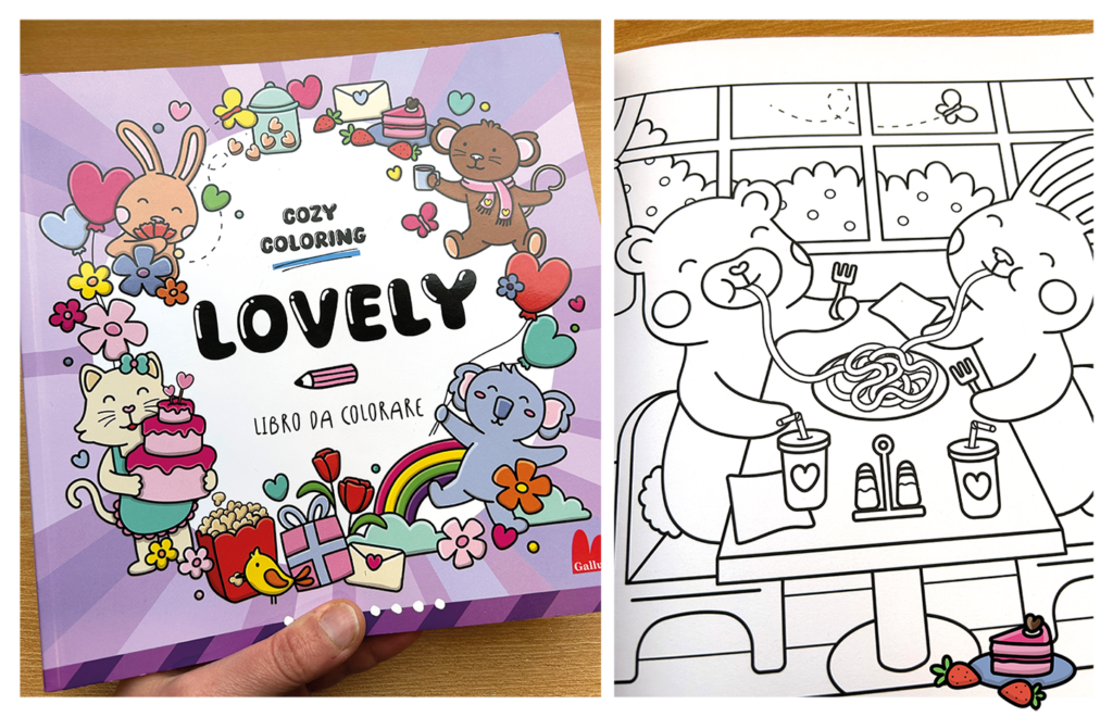 Portfolio pagina's Cosy coloring boek lovelies3