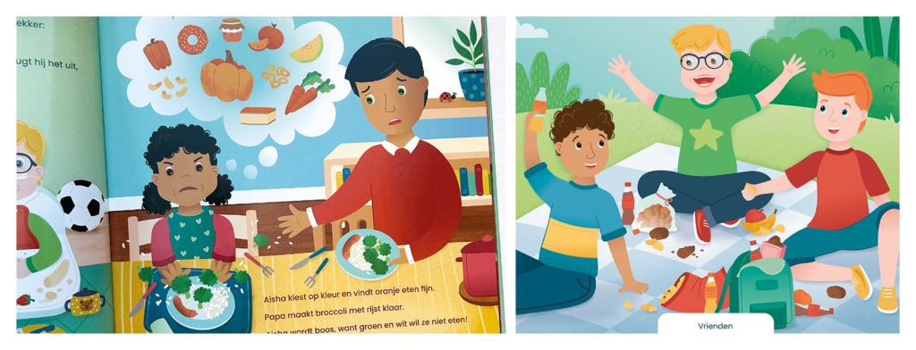 Portfolio pagina boek Daan en Aisha 3
