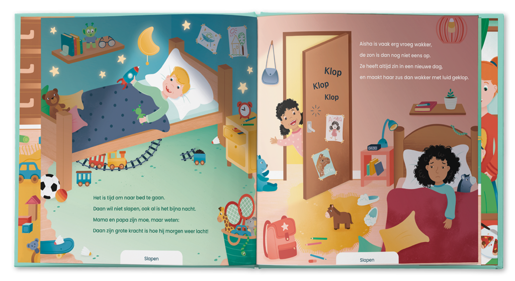 Portfolio pagina boek Daan en Aisha 5
